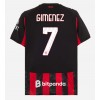 AC Milan Santiago Gimenez #7 Hemmatröja 2025-26 Korta ärmar